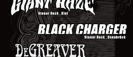 GIANT HAZE + BLACK CHARGER + DeGREAVER | Single Release Party event card image
